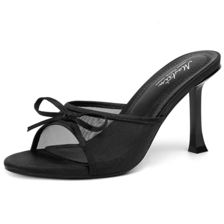 Vintage Fashion Heels - Mostrin Kitten Heels for Women Round