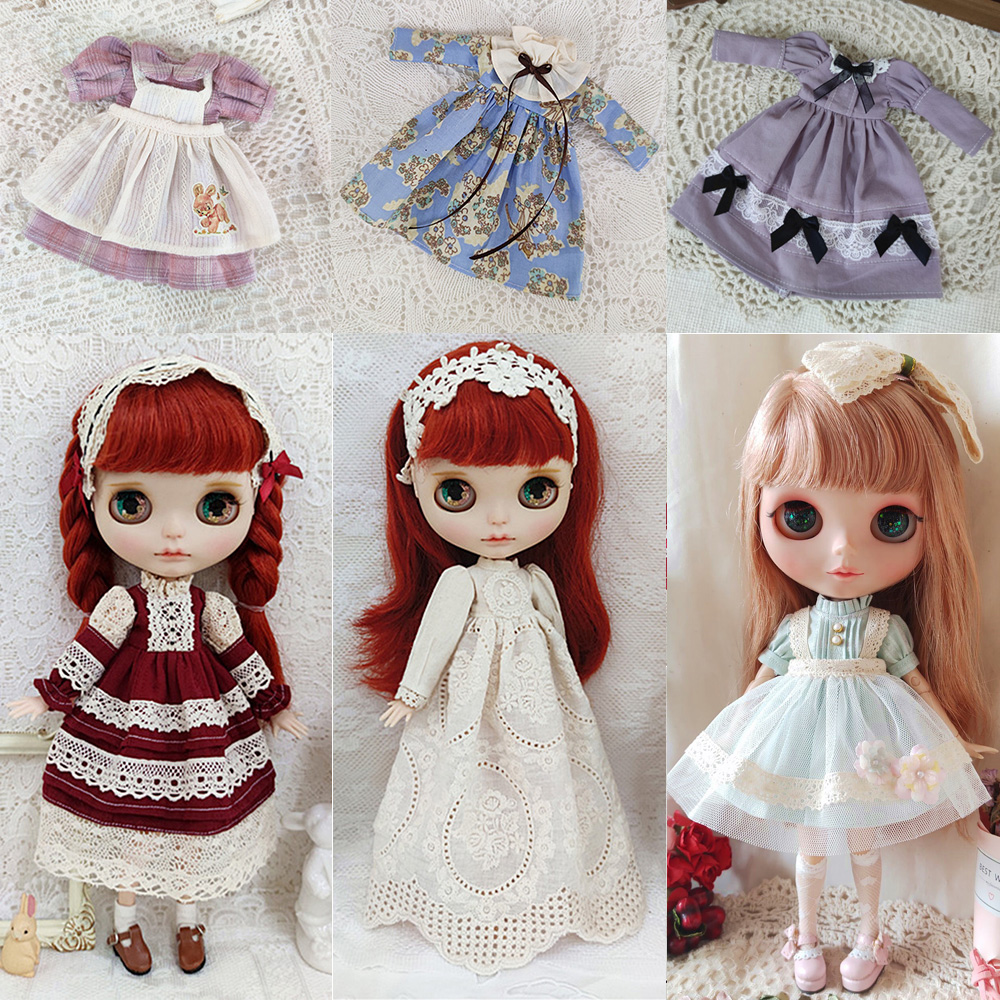 Vintage Fashion Doll - Blyth Long Dress Princess Dress Doll
