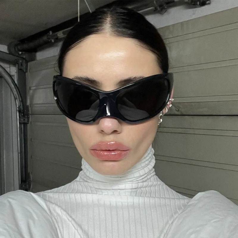 Vintage Fashion Y2K - New Y2K Punk Sunglasses Women Men