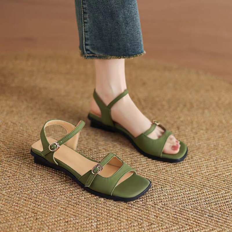Vintage Women Fashion - 2026French Vintage Fashion Versatile Open Toe