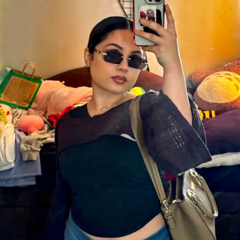 Rimless Cut Edge Rectangle Sun - Vintage Fashion Y2K review and price