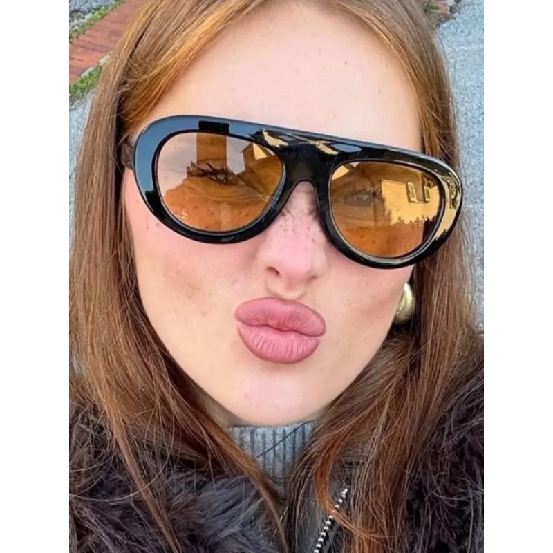 Y2K Retro Round Sunglasses Tre - Vintage Fashion Y2K review and price