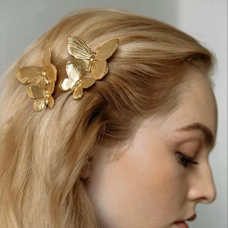 Vintage Butterfly Metal Hairpi - Vintage Fashion In Chinese review and price