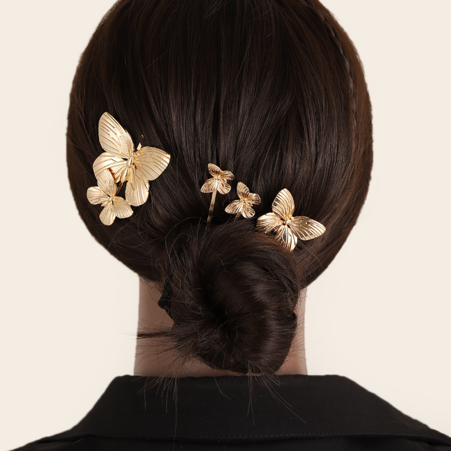 Vintage Butterfly Metal Hairpi - Vintage Fashion In Chinese review and price