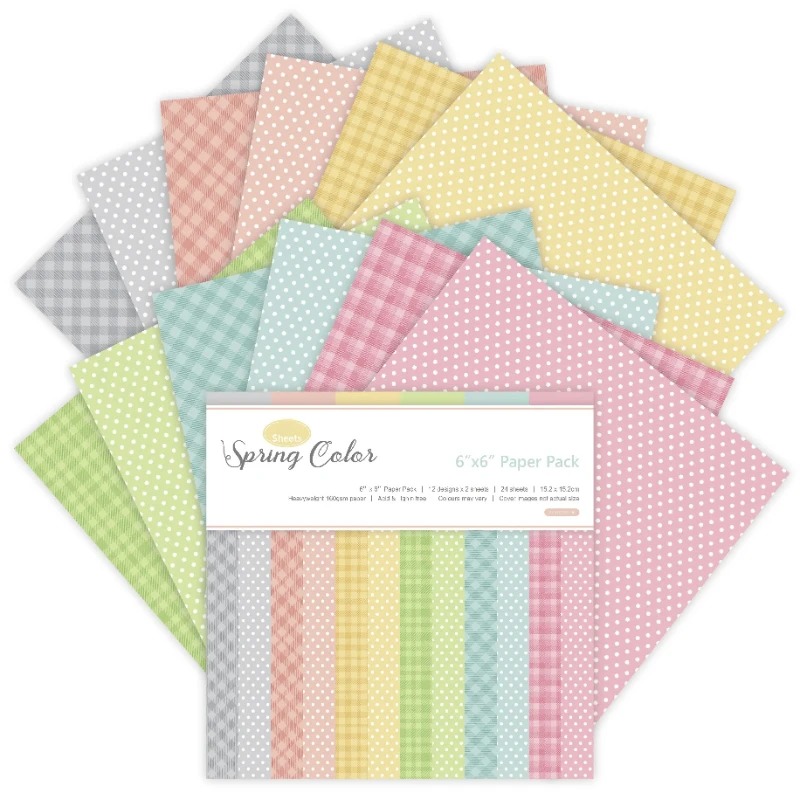 12 Sheets Spring Colors Craft  - Vintage Fashion Magazine review and price