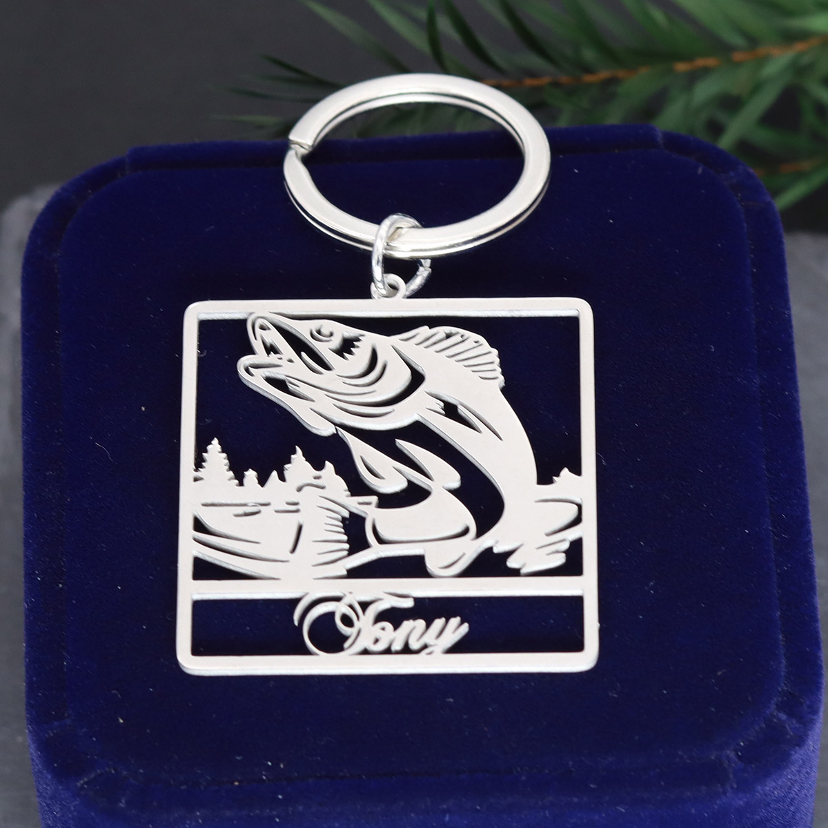 Custom Name Fish Keychain Pers - Vintage Fashion Names review and price