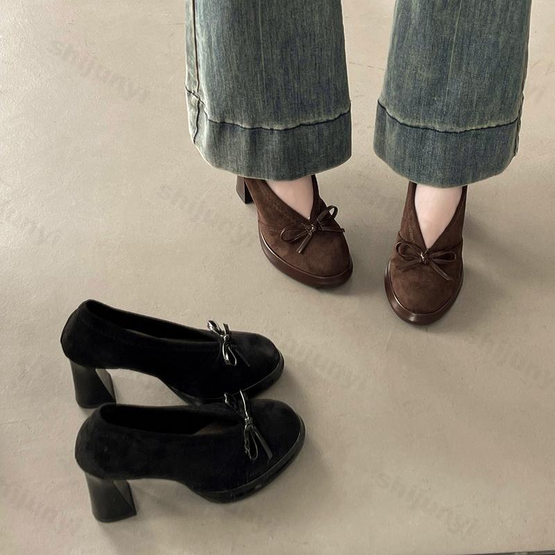 Women's High Heels 2025 Spring - Vintage Fashion Aesthetic review and price