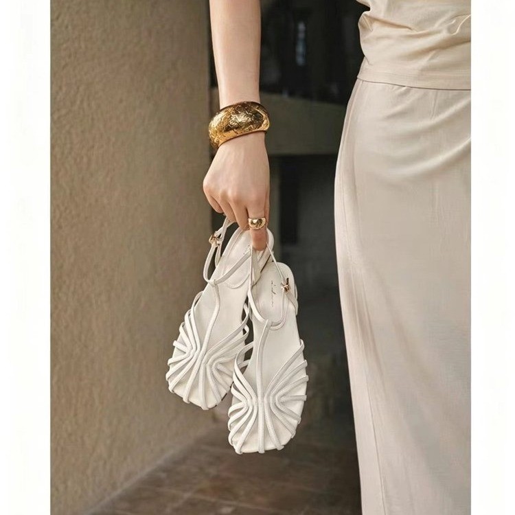 French-style Vintage Woven Toe - Vintage Women Fashion review and price