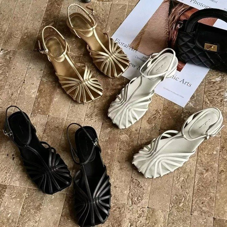 French-style Vintage Woven Toe - Vintage Women Fashion review and price