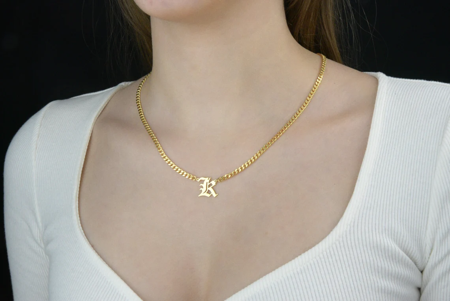 Vintage Initial Letter Necklac - Vintage Fashion Names review and price