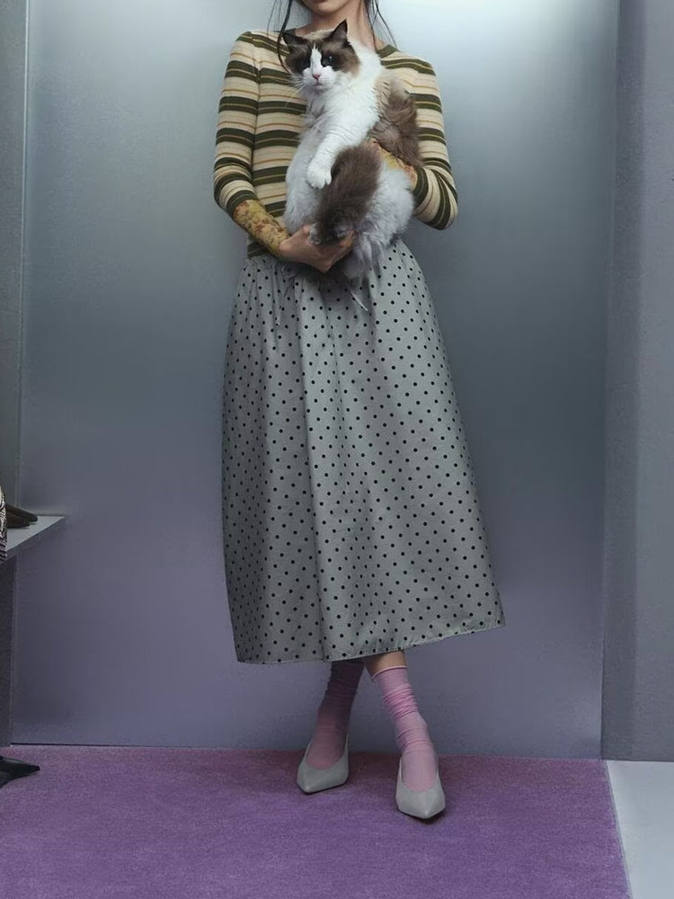 New Summer Women's Midi Skirt  - Vintage Fashion In Chinese review and price