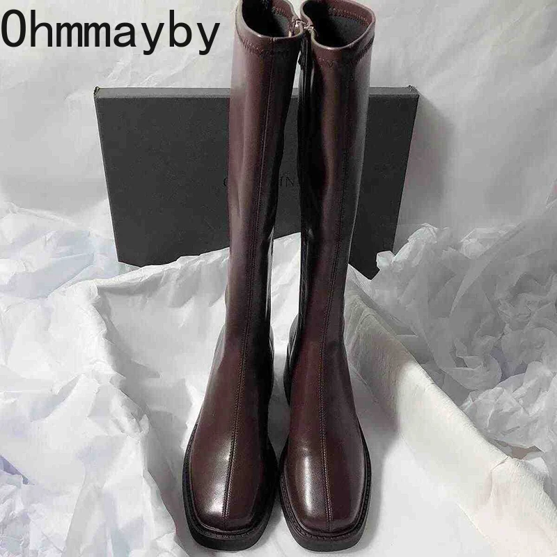 Vintage Thick Heel Women Knee  - Vintage Fashion Heels review and price