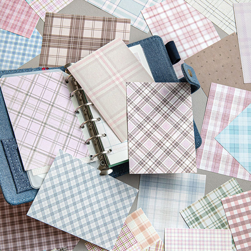 50pcs Creative Plaid Decor Scr - Vintage Fashion Magazine review and price