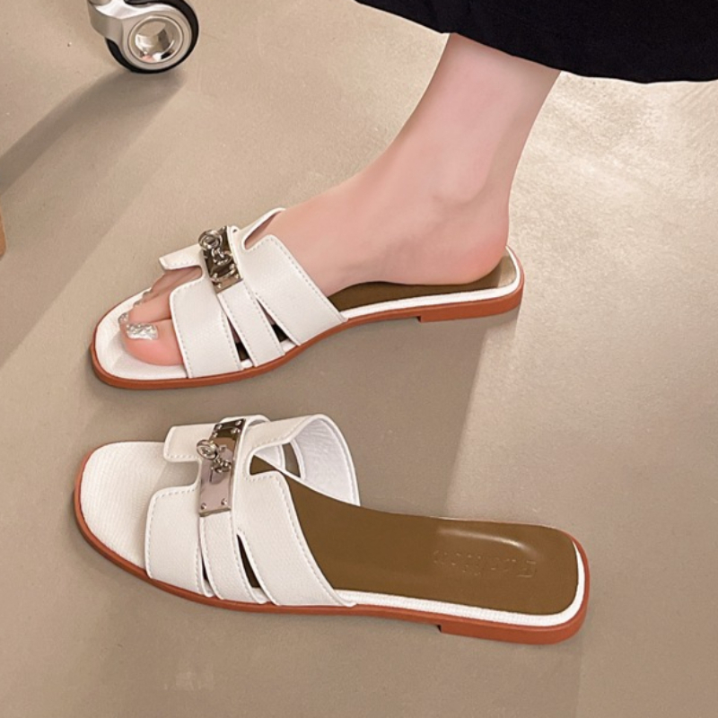 Square Open Toe Women's Solid  - Vintage Fashion Aesthetic review and price