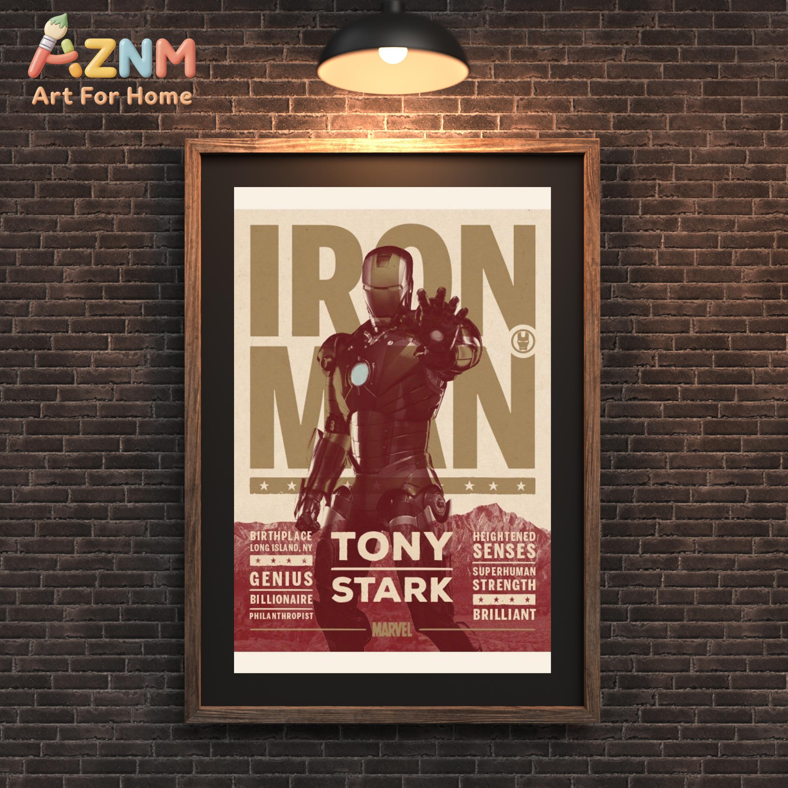 Iron Man Vintage Poster _ Tony - Vintage Fashion Wall Art review and price