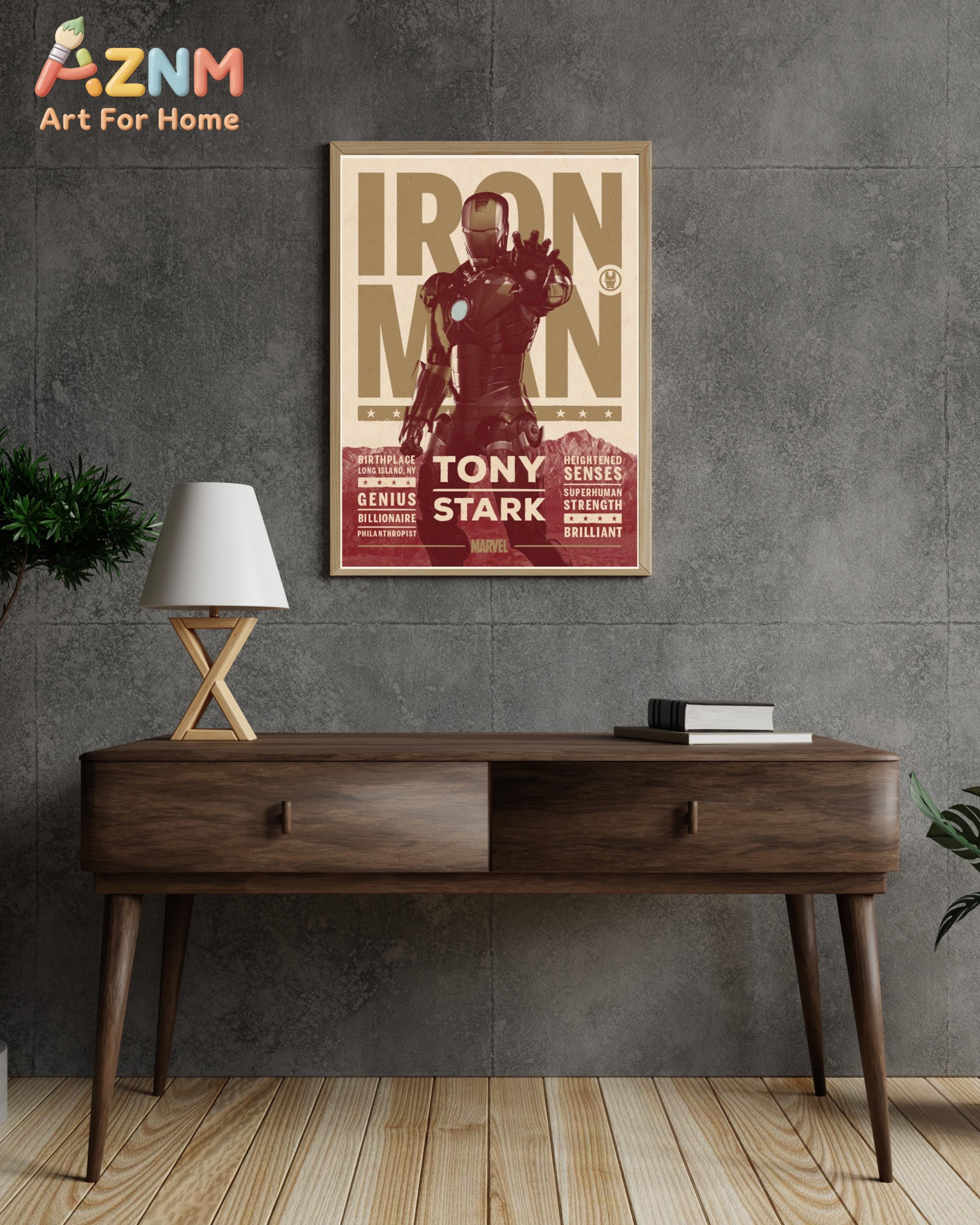 Iron Man Vintage Poster _ Tony - Vintage Fashion Wall Art review and price