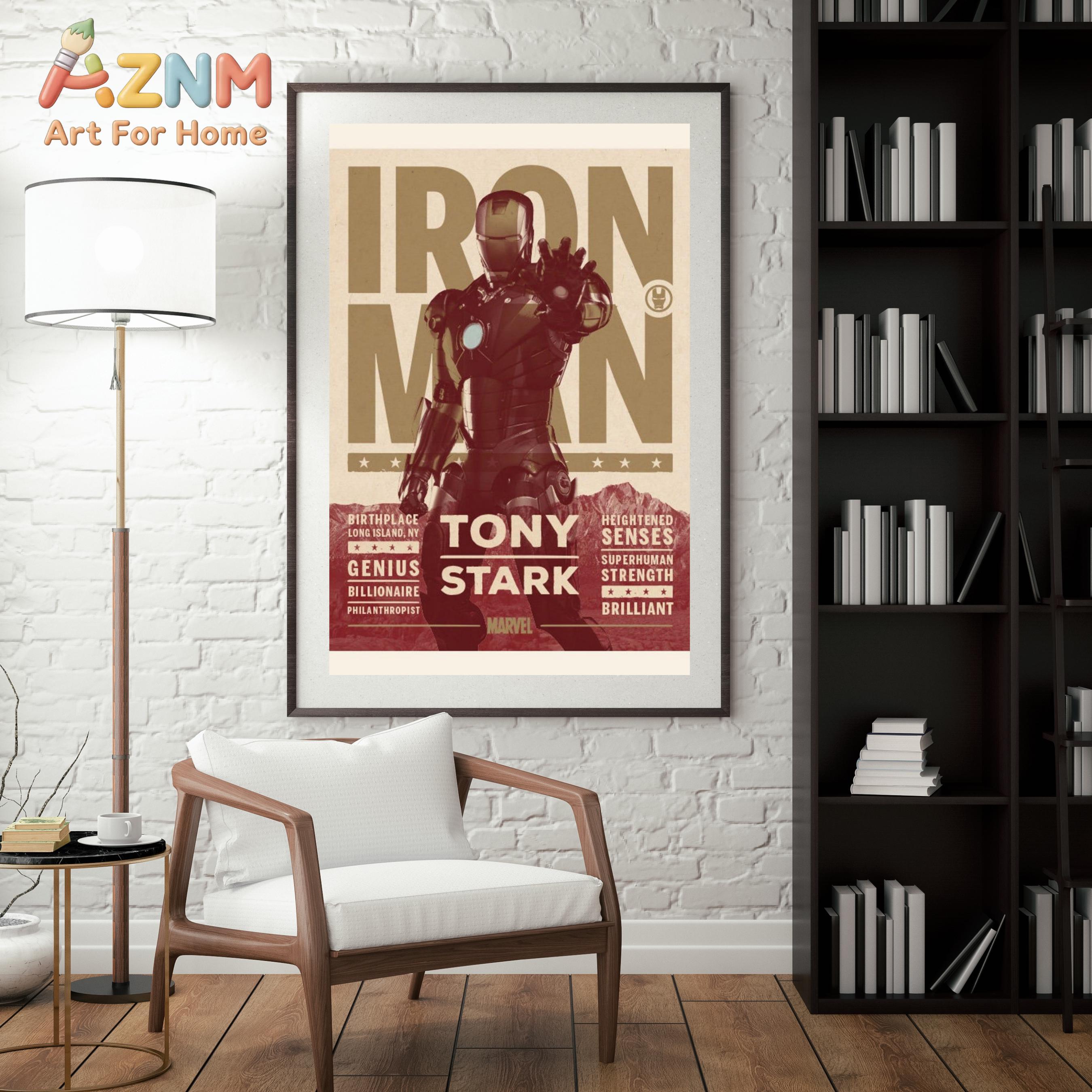 Iron Man Vintage Poster _ Tony - Vintage Fashion Wall Art review and price