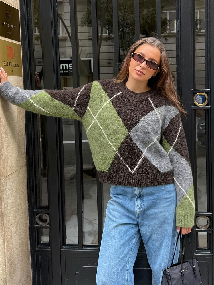 HH Women Fashion Argyle Knitte - Vintage Fashion Trends 2026 review and price