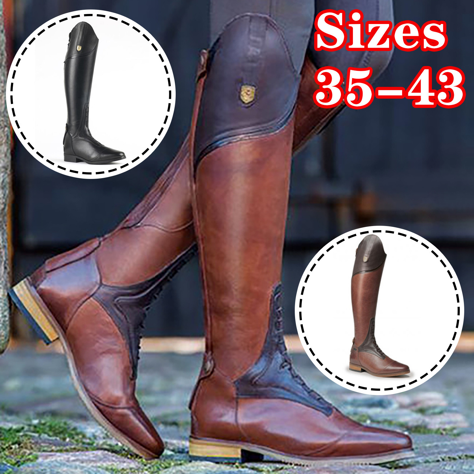 Knee High Boot Casual Boot Fas - Vintage Fashion Heels review and price