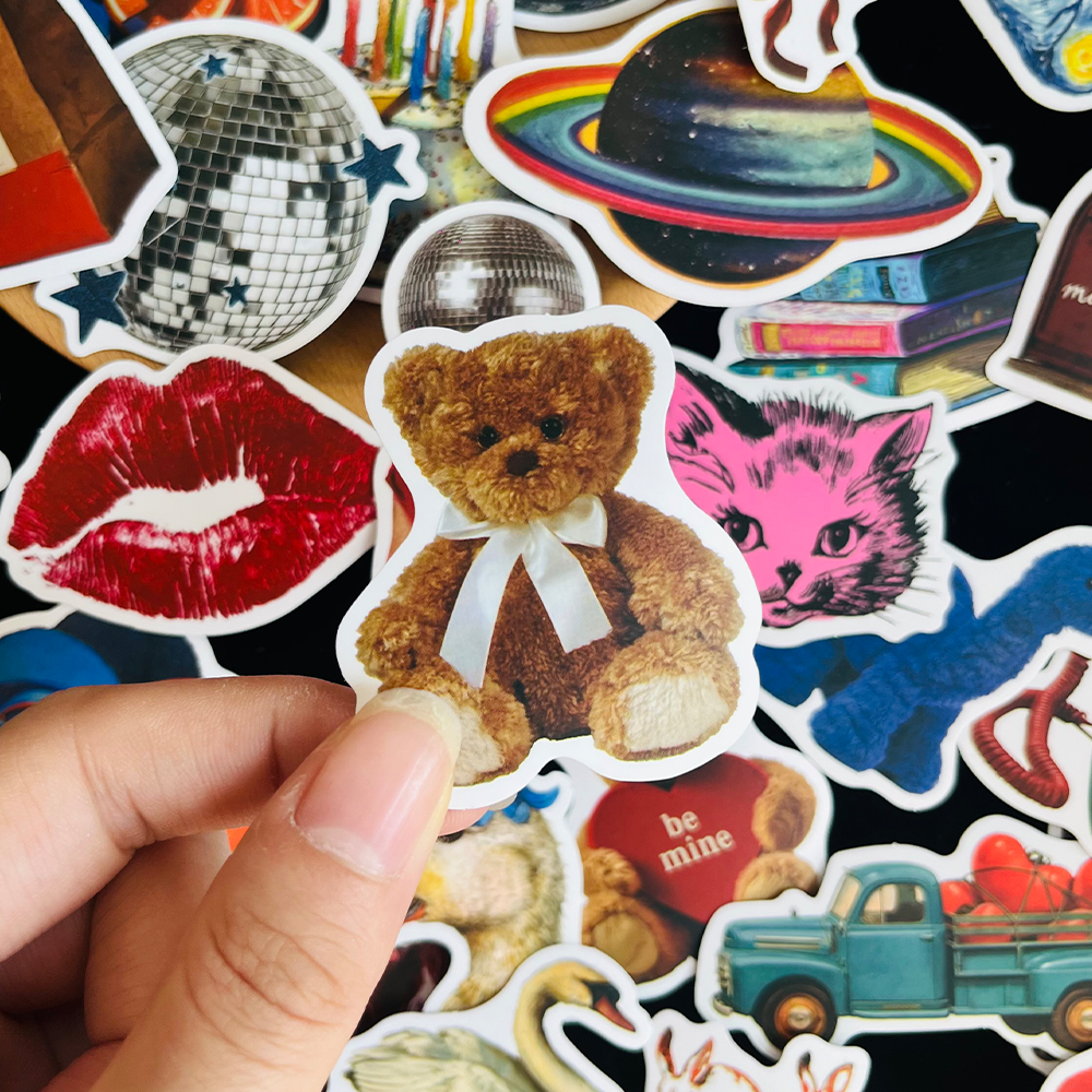 50PCS Vintage Y2K Stickers Fas - Vintage Fashion Magazine review and price