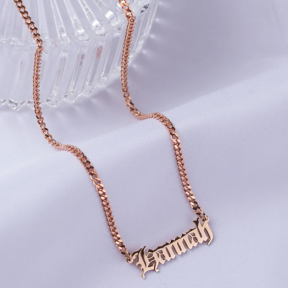 Personalized Old English Stain - Vintage Fashion Names review and price