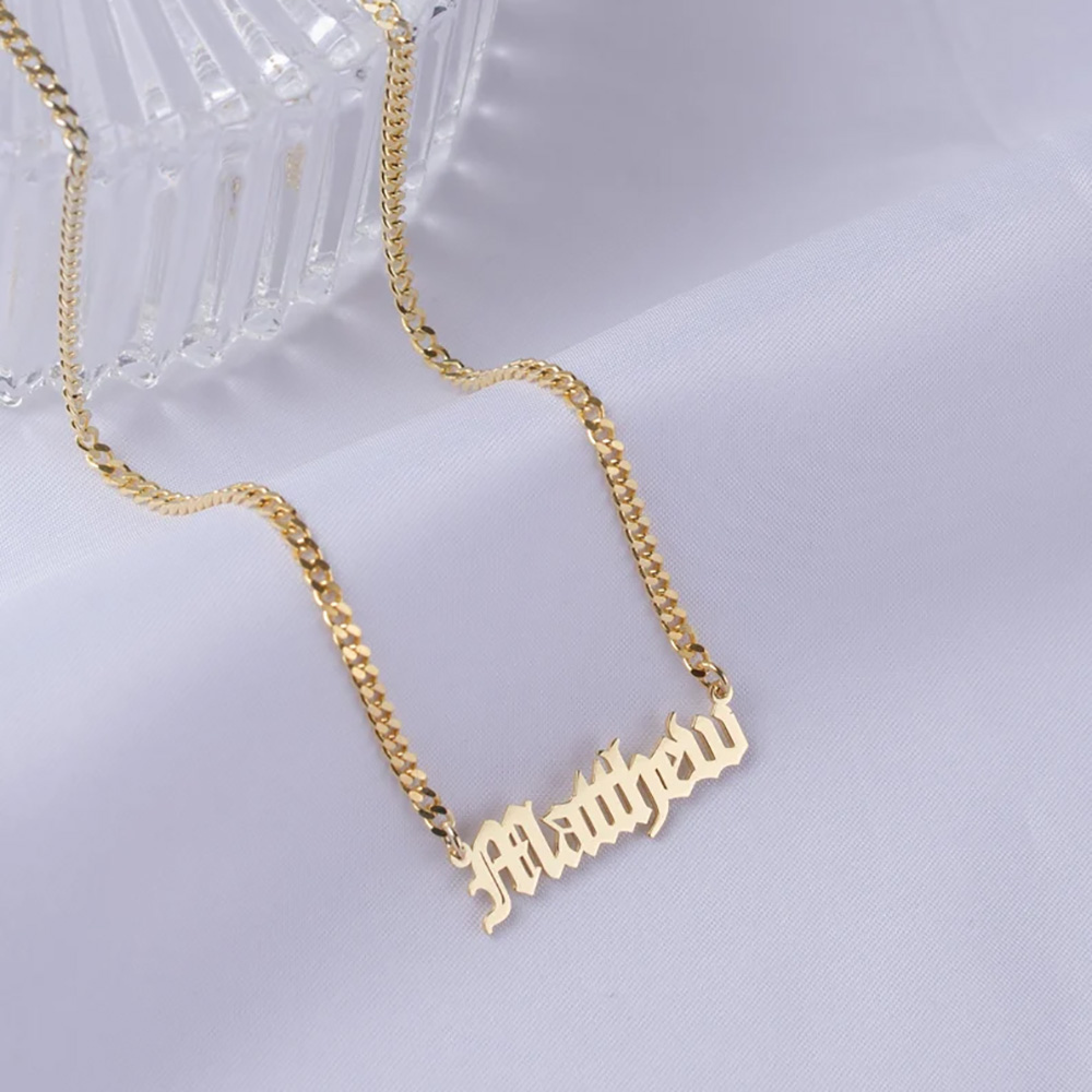 Personalized Old English Stain - Vintage Fashion Names review and price