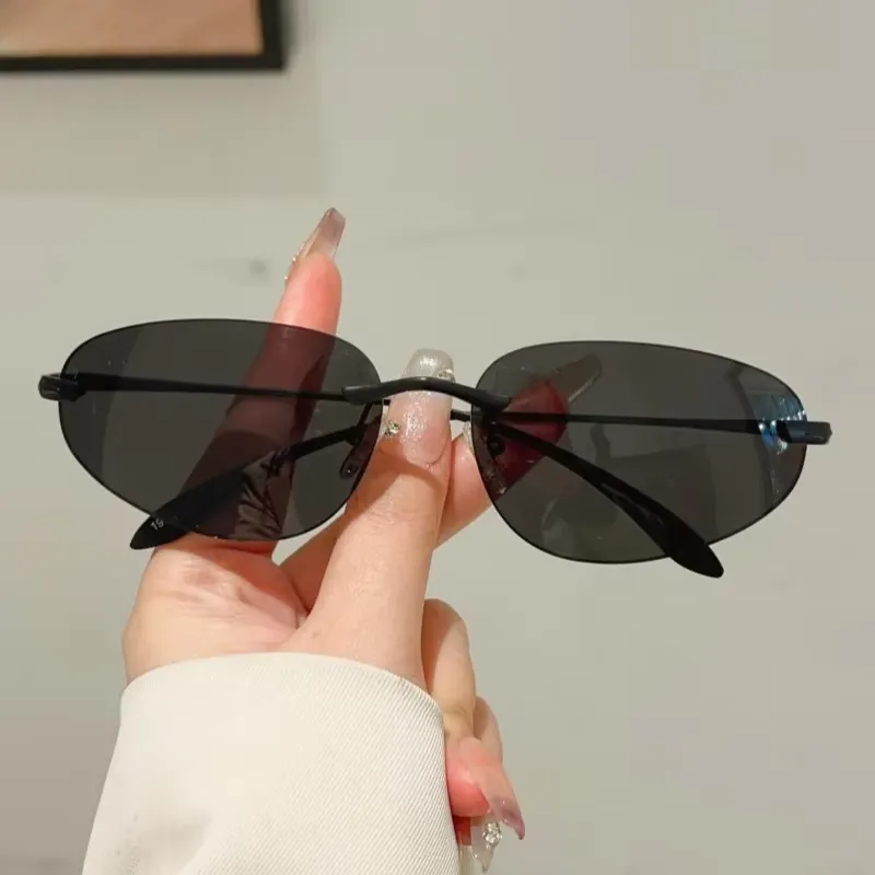 KAMMPT Y2k Rimless Sunglasses  - Vintage Fashion Y2K review and price