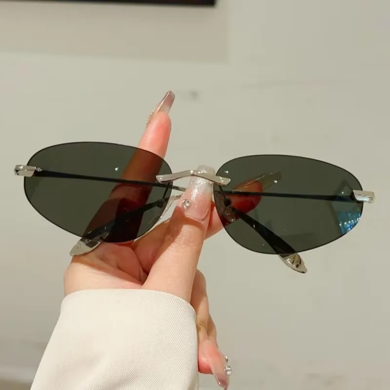 KAMMPT Y2k Rimless Sunglasses  - Vintage Fashion Y2K review and price