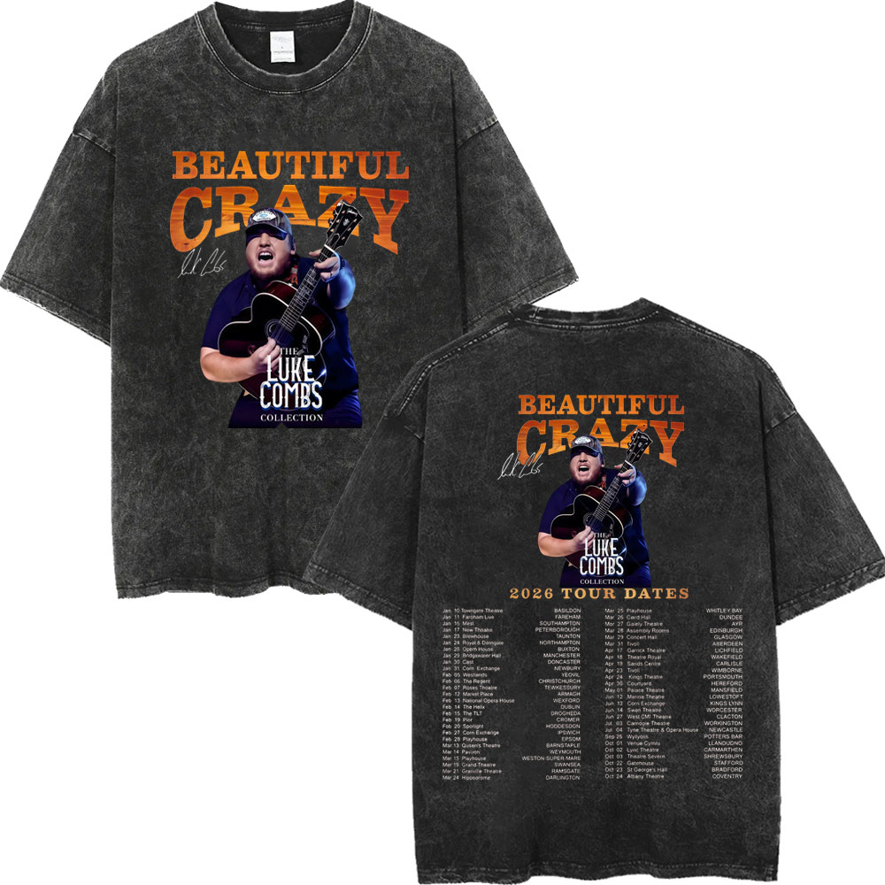 Vintage Washed Luke Combs Tour - Vintage Fashion Trends 2026 review and price