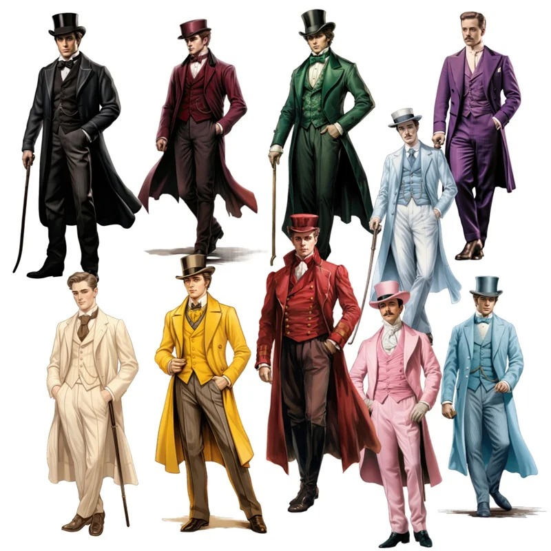 Cute Victorian era attire gent - Vintage Fashion Magazine review and price