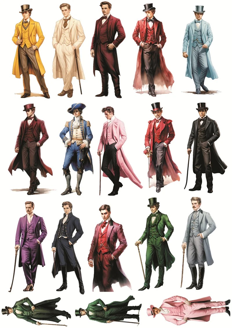 Cute Victorian era attire gent - Vintage Fashion Magazine review and price