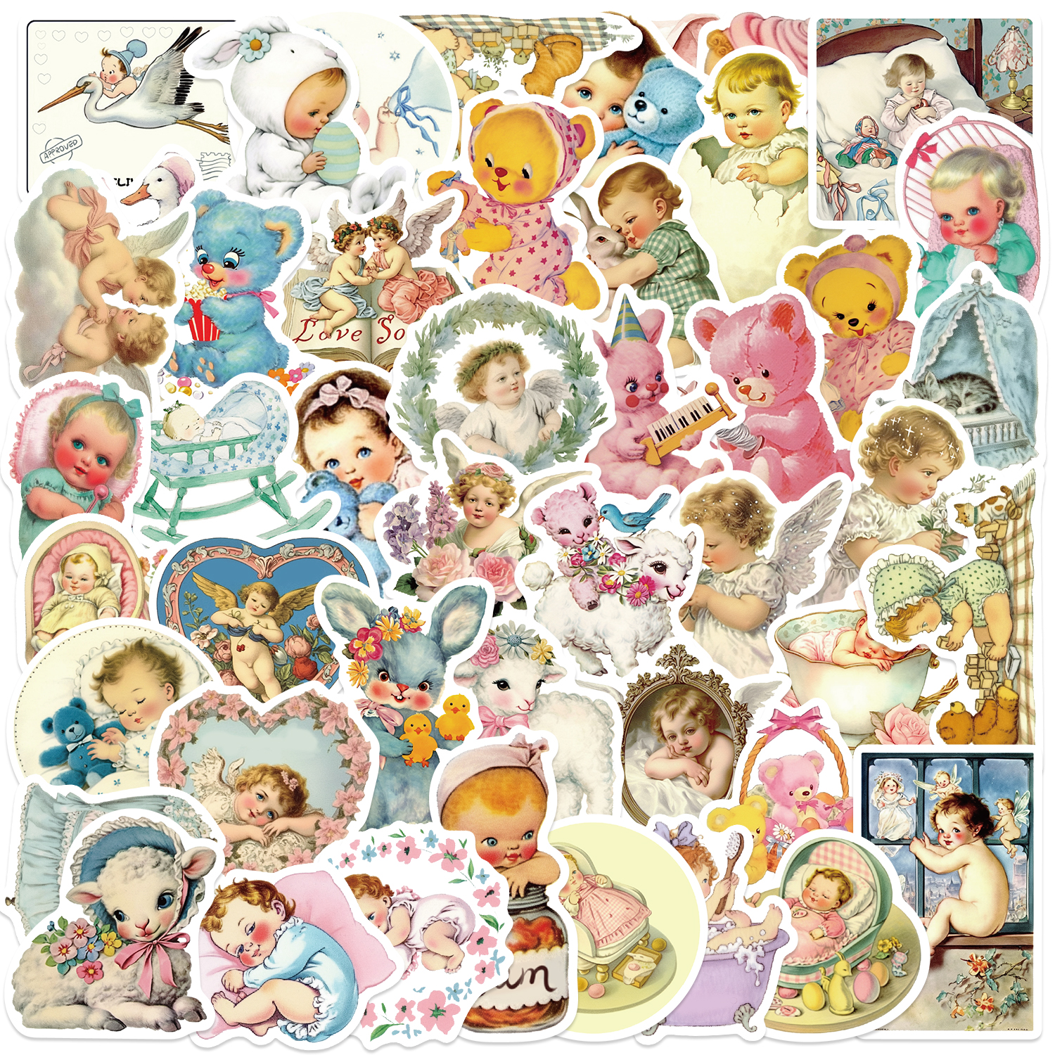50PCS Vintage Baby Aesthetic S - Vintage Fashion Magazine review and price