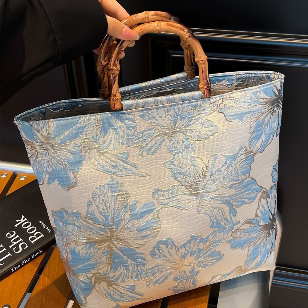 Bamboo Handle Hanfu Tote Bag V - Vintage Fashion In Chinese review and price