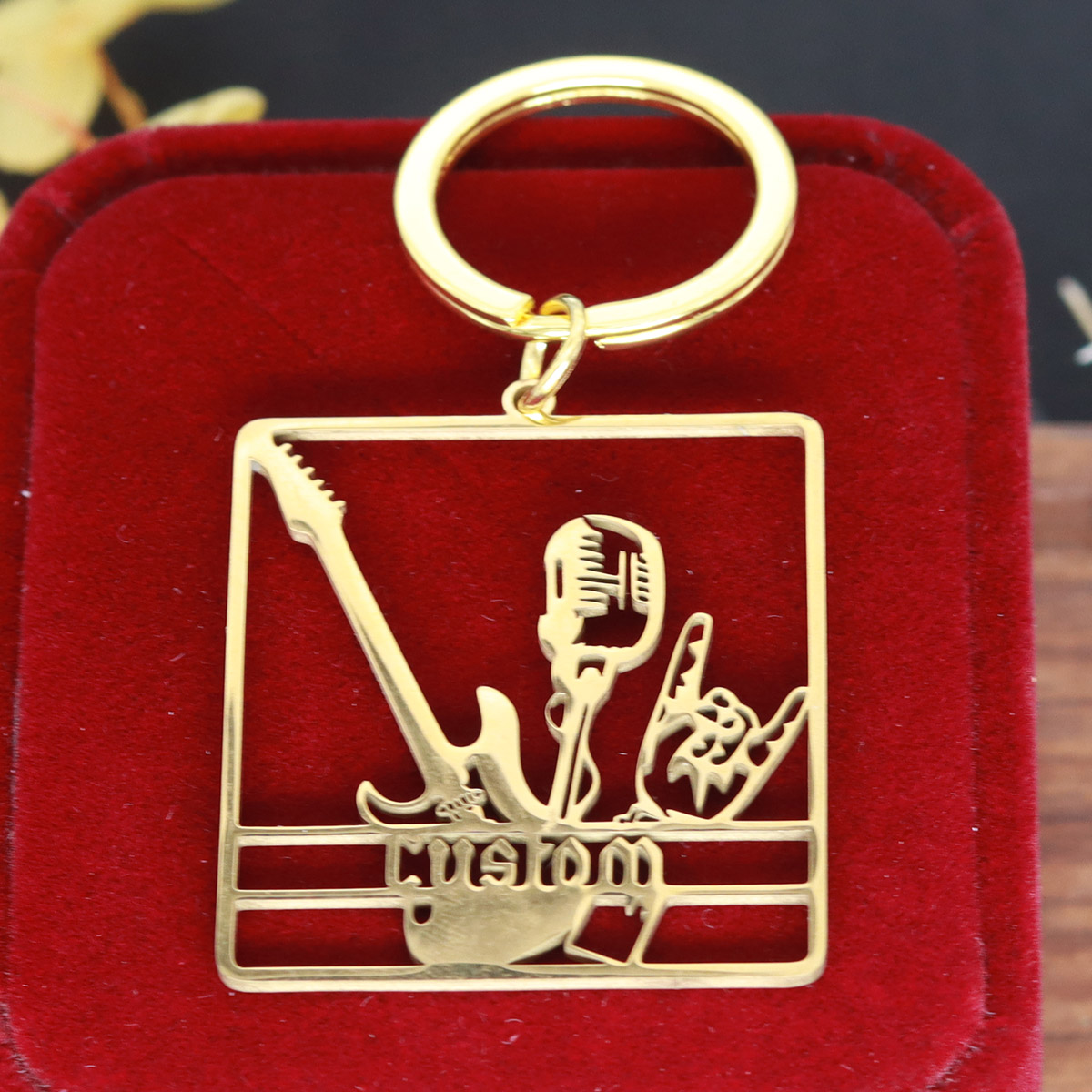 Custom Name Guitar Keychain Pe - Vintage Fashion Names review and price