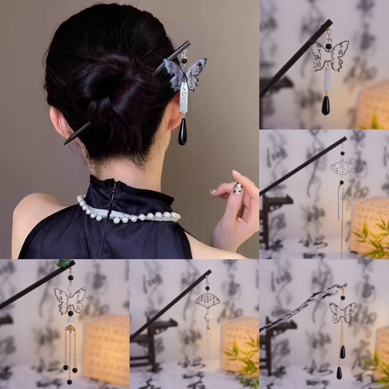 Vintage Wooden Hairpin For Wom - Vintage Fashion In Chinese review and price