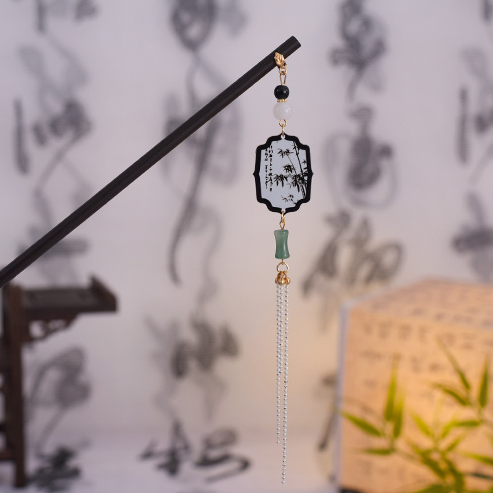 Vintage Wooden Hairpin For Wom - Vintage Fashion In Chinese review and price