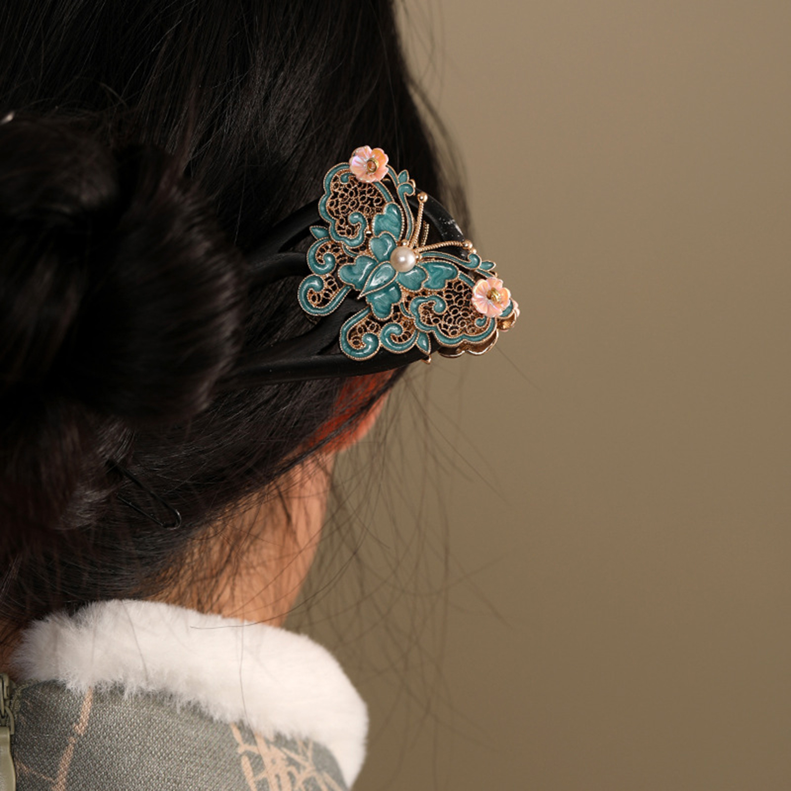 U Shape Chinese Style Hairpin  - Vintage Fashion In Chinese review and price