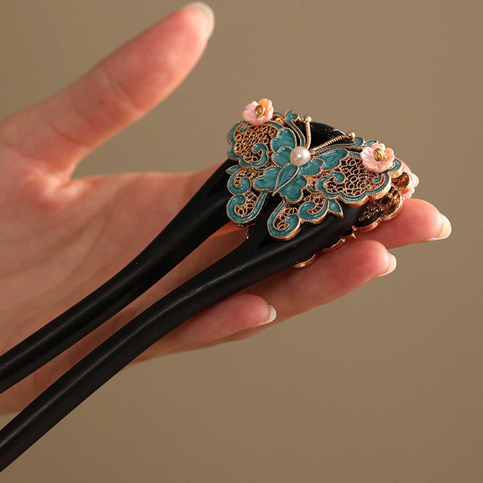 U Shape Chinese Style Hairpin  - Vintage Fashion In Chinese review and price