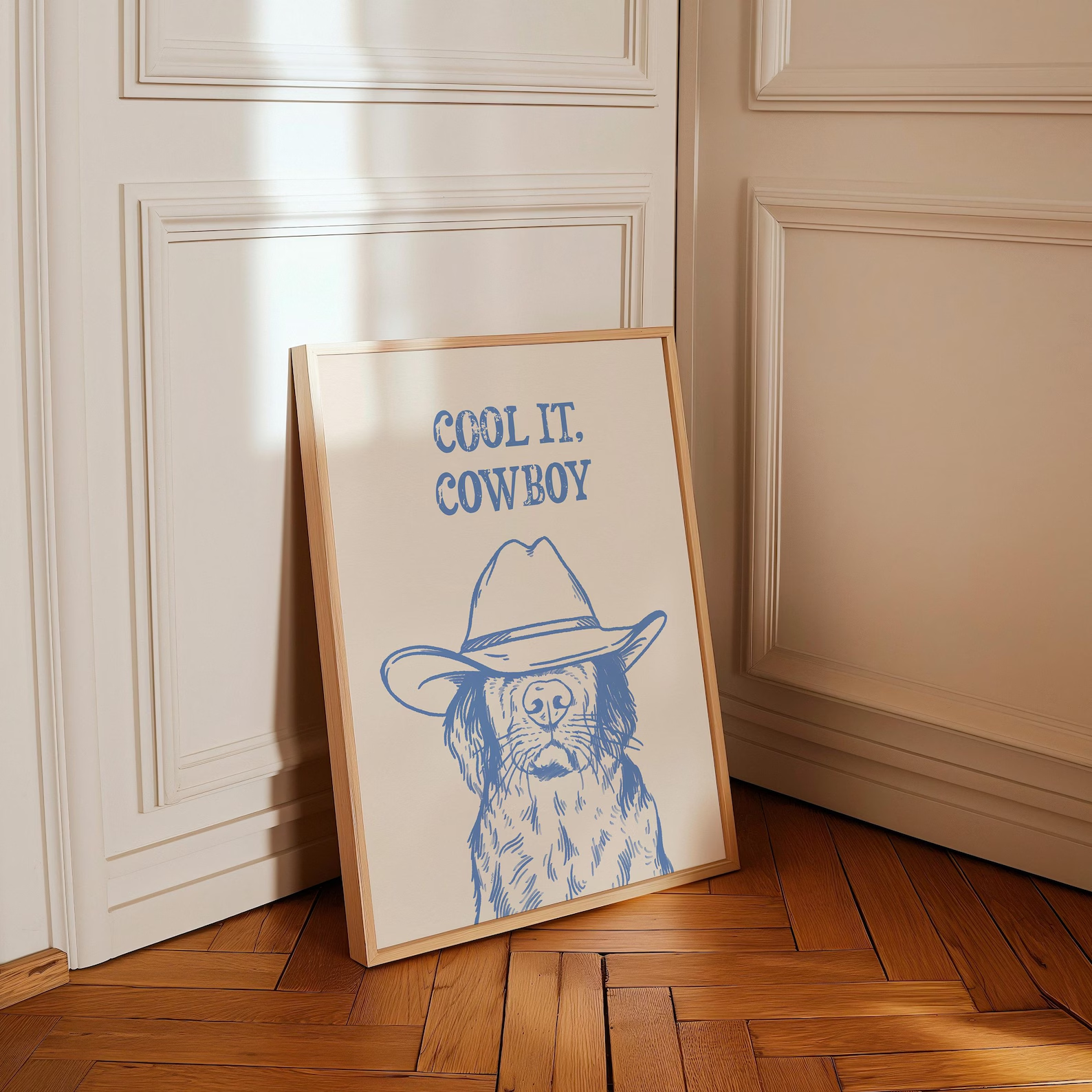 cool it cowboy art print retro - Vintage Fashion Wall Art review and price