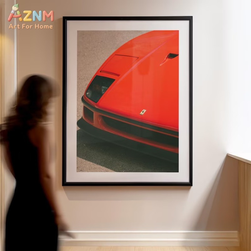 AZNM Ferrari F40 Classic Super - Vintage Fashion Wall Art review and price