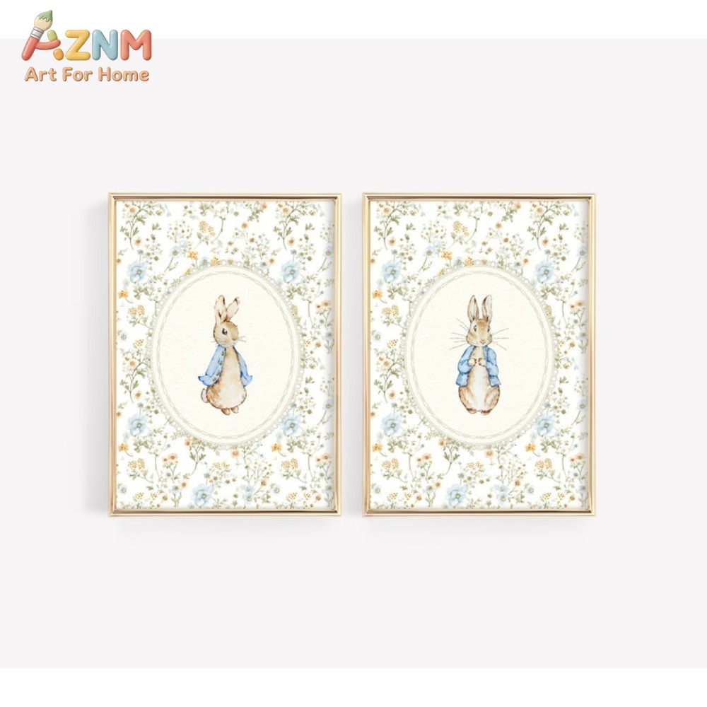 AZNM Vintage Peter Rabbit Canv - Vintage Fashion Wall Art review and price