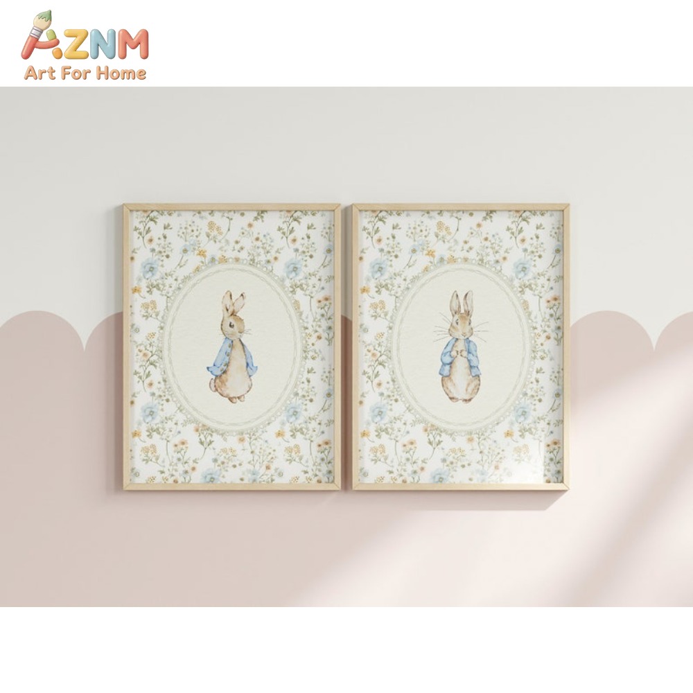 AZNM Vintage Peter Rabbit Canv - Vintage Fashion Wall Art review and price