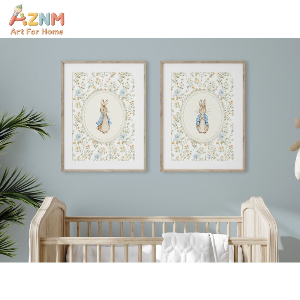 AZNM Vintage Peter Rabbit Canv - Vintage Fashion Wall Art review and price