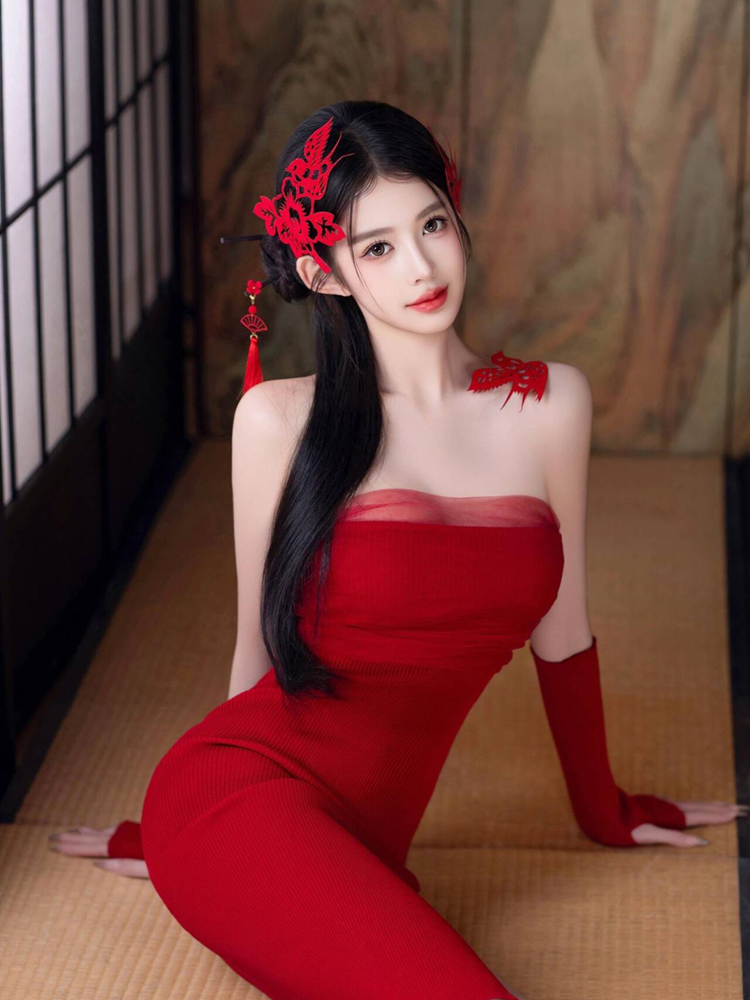 New 2026 Red Vintage Style  Pr - Vintage Fashion In Chinese review and price
