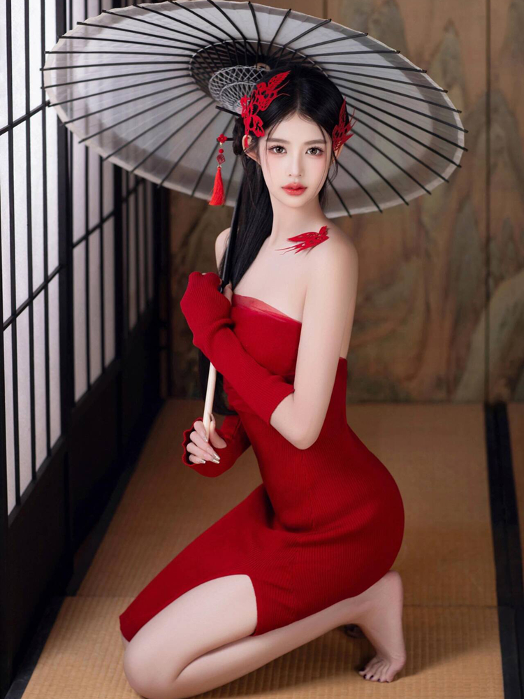 New 2026 Red Vintage Style  Pr - Vintage Fashion In Chinese review and price