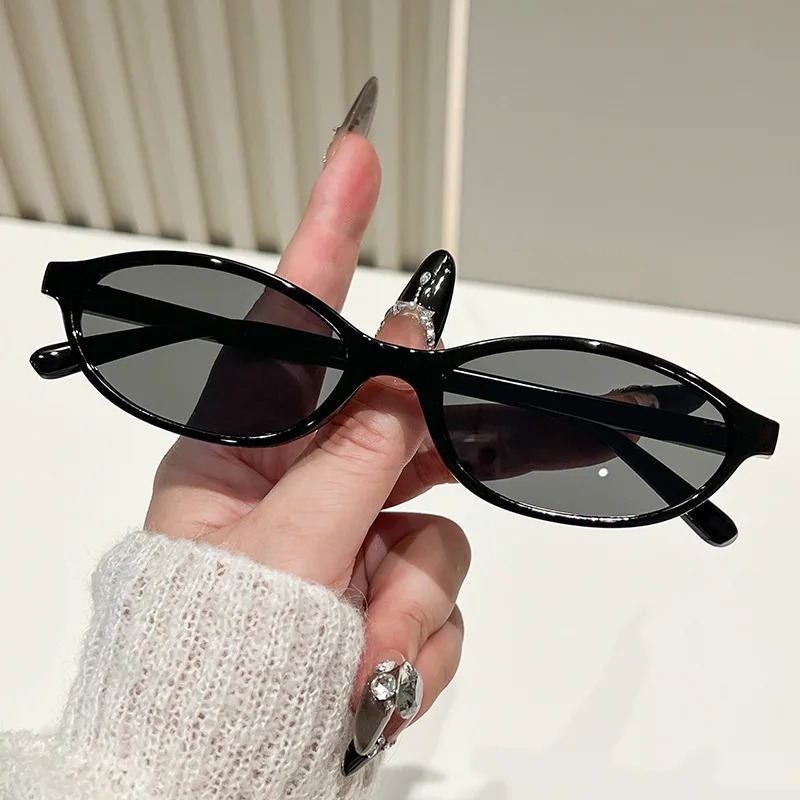 Small Oval Leopard Gradient Su - Vintage Fashion Y2K review and price