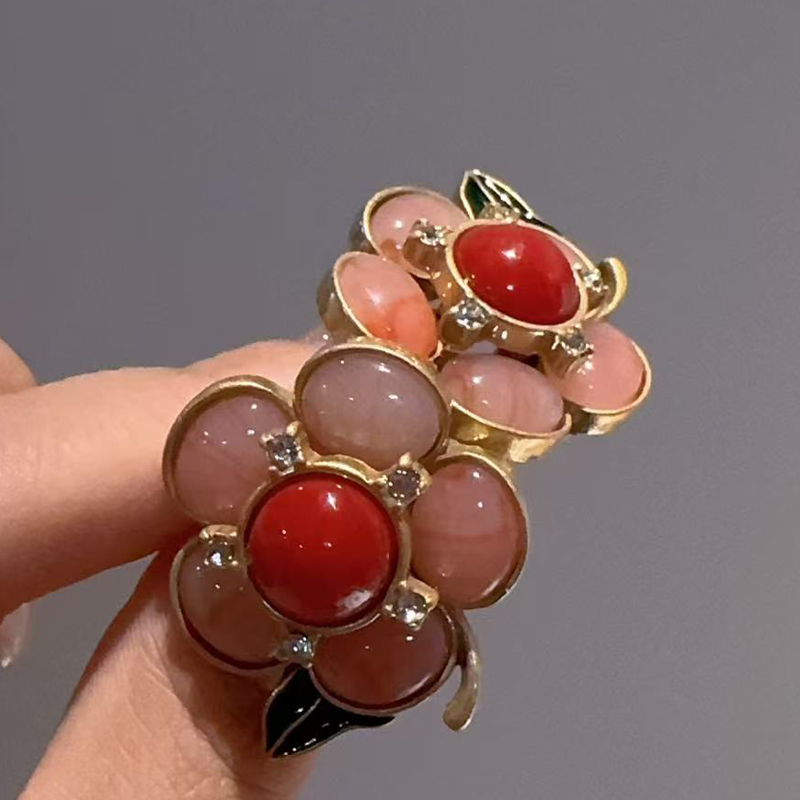 Vintage Natural Stone Pink Flo - Vintage Fashion Trends 2026 review and price